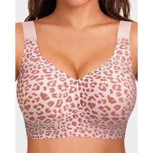 Jelly Bras Women Seamless Lift Bra Wireless Push Up No Underwire Full Coverage Plus Bras Comfort Supportive Sports T-Shirt Bra