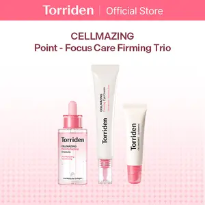 [Torriden Official] CELLMAZING Point - Focus Care Firming Trio | Targeted care for eye & lip areas with Pore Perfecting Ampoule + Firming Eye Cream + Lip Essence
