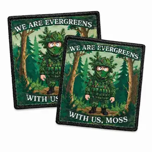 2PCS Tactical Patch  Velcro Morale Patch – Funny Camo Soldier Badge for Backpack, Vest, Jacket & Hat