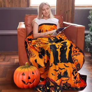SPXUBZ Movie Witch Blanket Halloween Throw Blankets for Women Witch Flannel Fleece Blankets for Couch Sofa Bed Bedroom Chair Decor Halloween Decorations Blanket Young Adults Men Women Boy Girl Gift