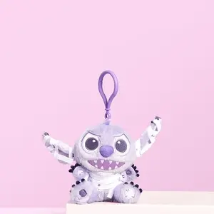 Disney Stitch "Trouble Maker" Bandage Plush Keychain 4.3"– Cute & Mischievous Lilo & Stitch Mini Hanging Plush Toy, Perfect for Backpacks, Bags, and Gifts for Disney Fans,Kid Gifts,Christmas Gifts,New Year Gifts(1pc)