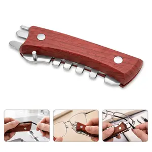 Eyeglass Adjustment Tool, Multi-Function Glasses Repair Aid For Frame Arms & Nose Pads, DIY Eyewear Bending Tool For Home Use, Portable Glasses Fixing Tool For Men Women Teens Family