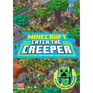 Minecraft Catch the Creeper and Other Mobs: A Search and Find Adventure Paperback – March 31, 2022