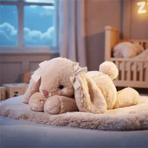 35cm Jimny Rabbit Plush Toy, Soft Fluffy Stuffed Animal, Perfect Birthday Gift, Thanksgiving Gift, Christmas Gift, Valentine's Day Gift, Soft Cuddly Gift