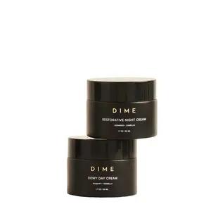DIME Moisture Set - Skincare bundle of best-selling Dewy Day Cream and Restorative Night Cream moisturizers, 1.7 oz / 50 ml of each moisturizer