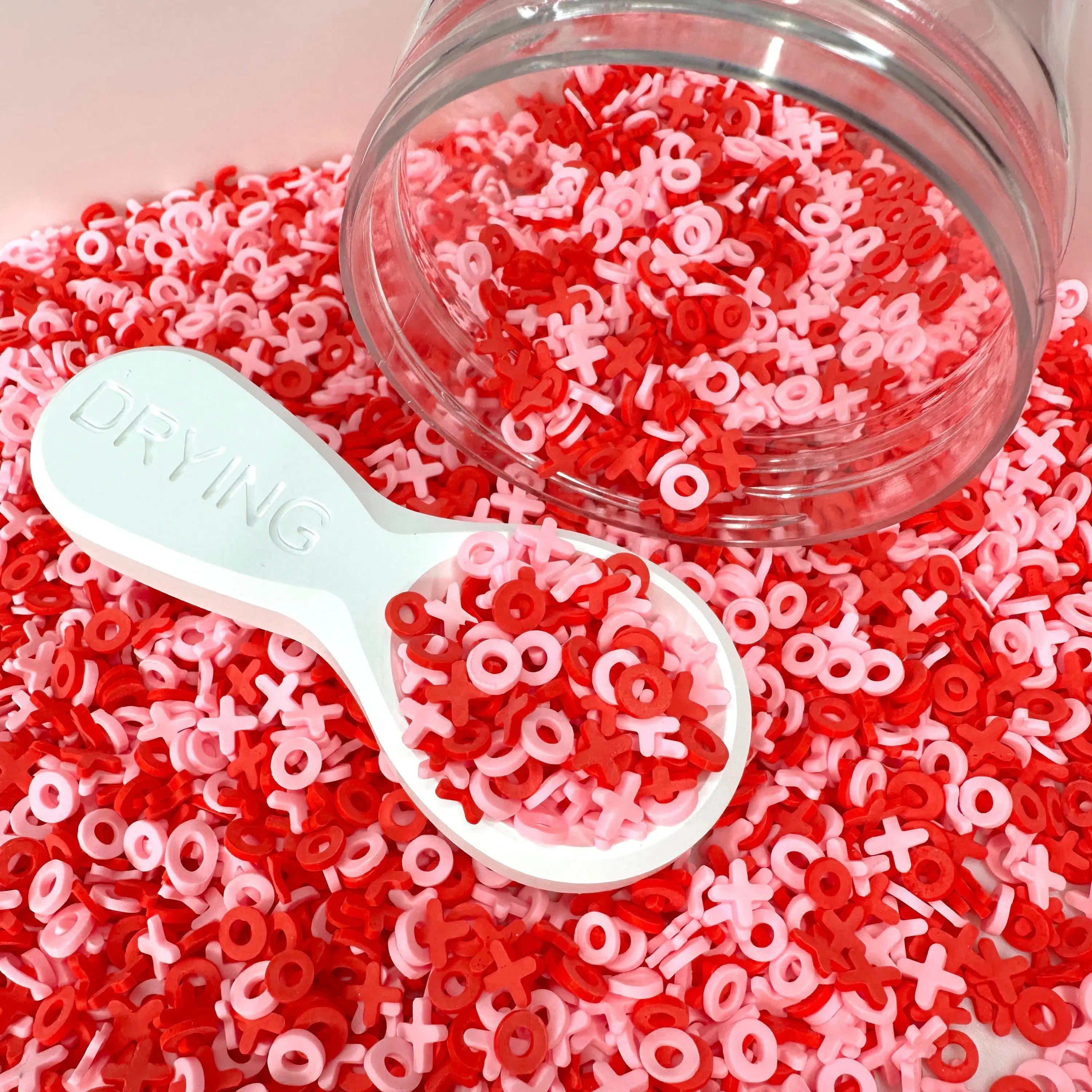 5MM XOXO Letters, Valentine's Polymer Clay Sprinkle(NOT EDIBLE) D26-22