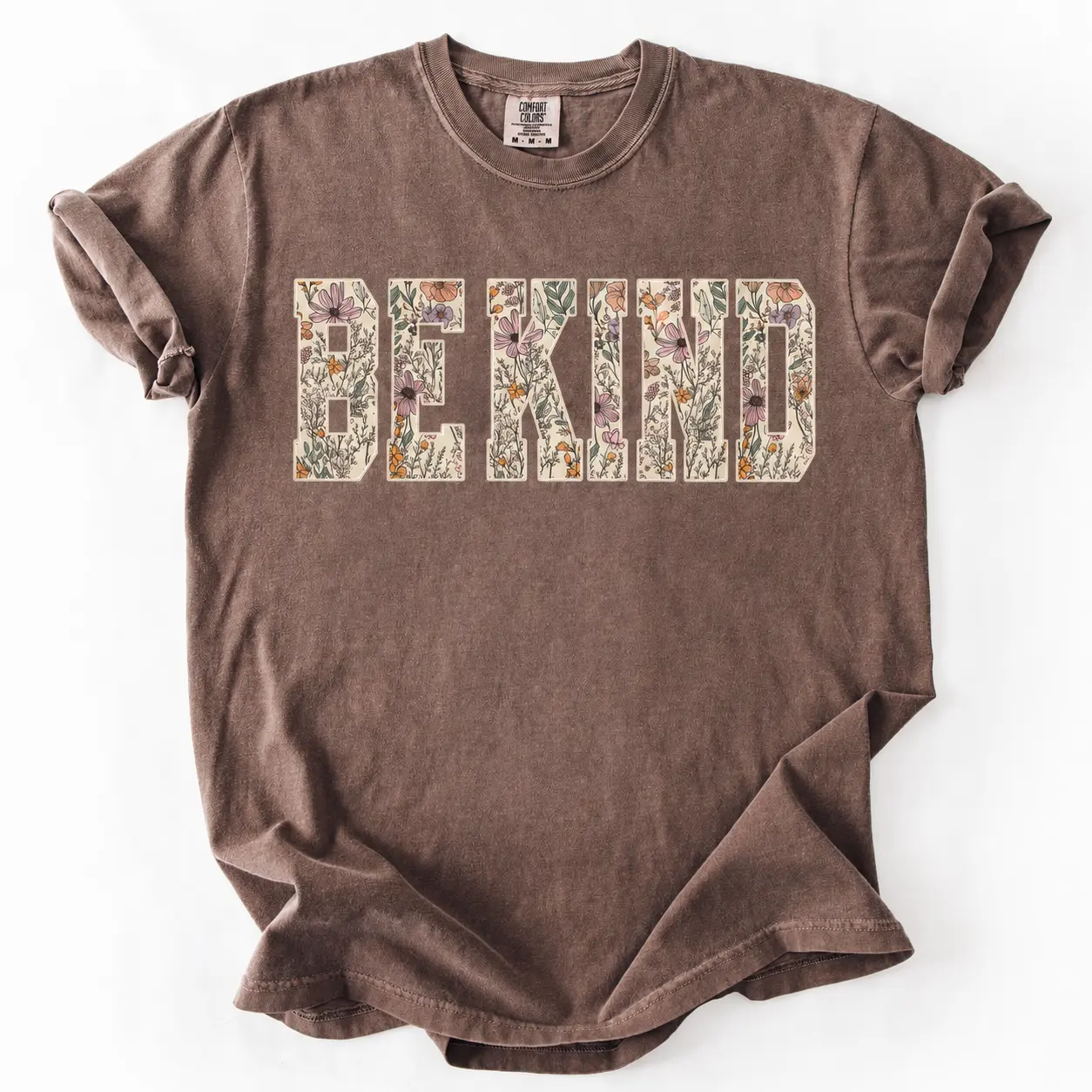 Comfort Colors Be Kind Shirt, Motivational Teacher Tee, Choose Kindness T-Shirt, Positive Affirmation Gift, Counselor Appreciation Shirt Apparel Cotton