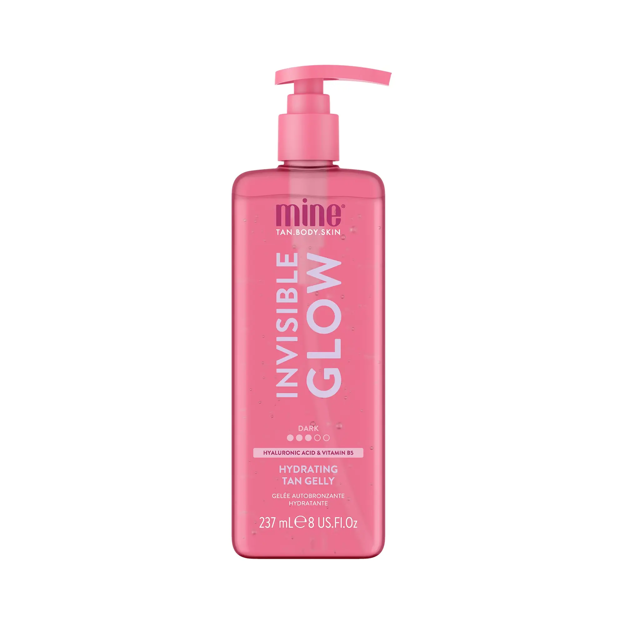 MineTan Invisible Glow Dark Hydrating Express 1 Hour Tan Gelly