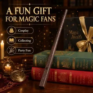 Magic Wand Props 4 Styles Realistic Wizard Wand Set for Cosplay Game Nights Party Favors Display