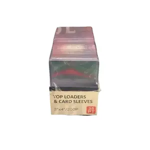 35 PT - 100 Top Loaders / 100 Sleeves bundle