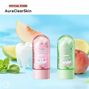 KOJEK Fluoride-Free Solid Toothpaste | All-Day Fresh Breath, Eco-Friendly Plastic-Free Bar, Compact Travel Size Natural Gentle Clean for Adults & On-the-Go Lifestyles