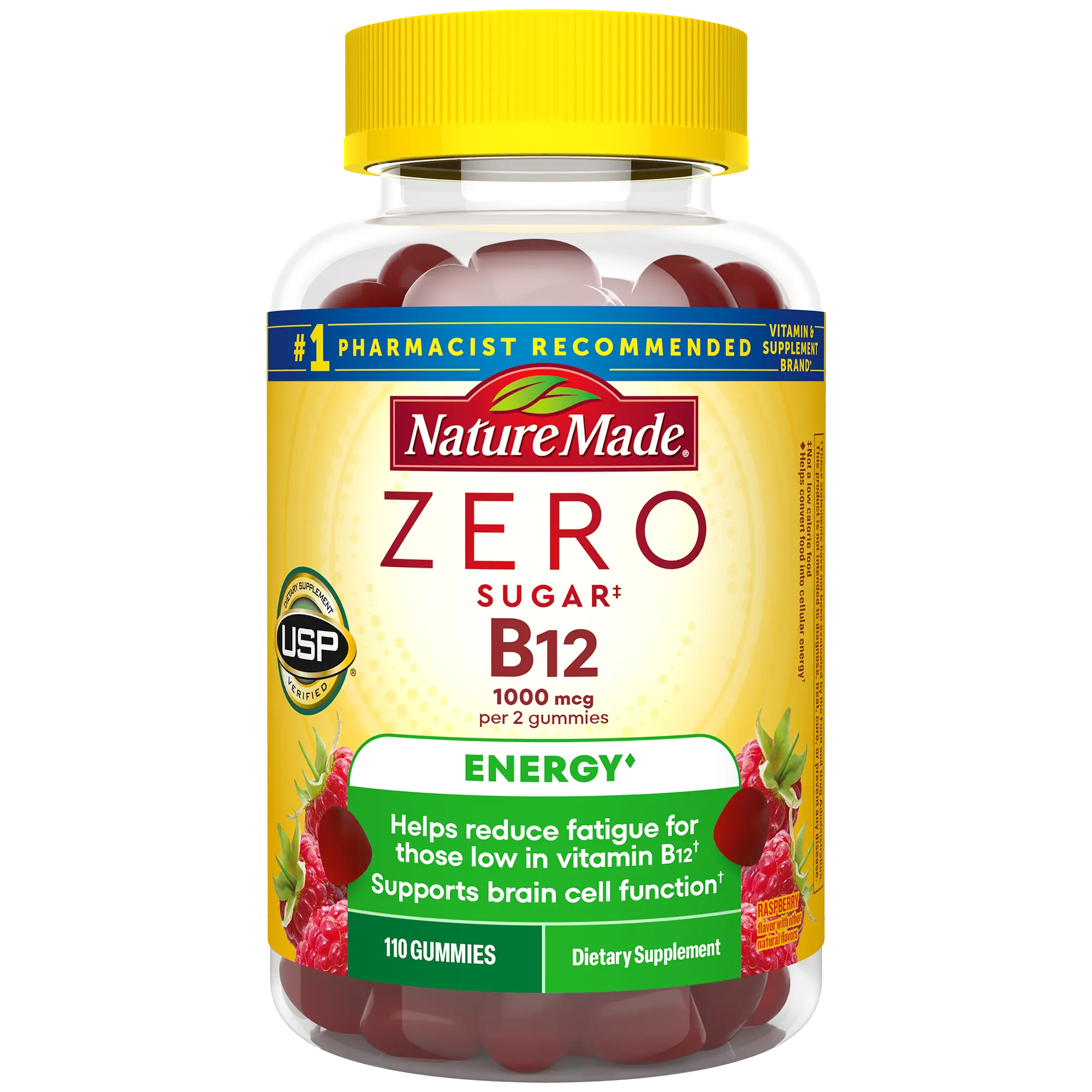 Zero Sugar‡ Energy◆ B12 Gummies 1000 Mcg Per Serving