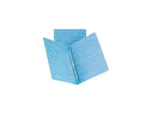 Smead 81052 Side Opening PressGuard Report Cover, Prong Fastener, Letter, Blue