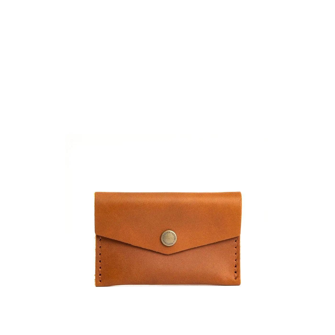 Portland Leather Mini Envelope Wallet - Slim Essential Storage - Leather Wallet, Snap Closure, Compact Card Holder Portland Leather Mini Envelope Wallet - Slim Essential Storage - Leather Wallet, Snap Closure, Compact Card Holder