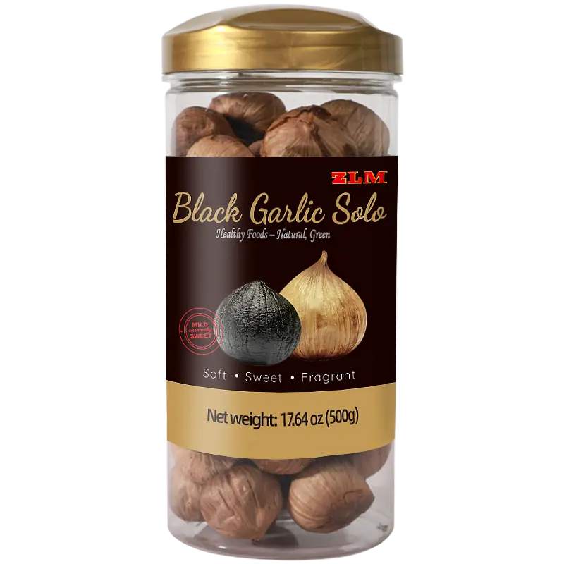 Premium Christmas Black Garlic (17.6 oz/500g) – Oriental Chocolate-Flavored Health Snack, No Added Sucrose, Fat-Free, Soft Sweet-Savory, Chocolate Caramel Original Flavor, Dubai Snack Box Treat
