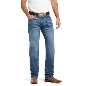 Ariat Mens M2 Relaxed Stretch Legacy Cut Denim Jeans Casual Pants Casual - Blue
