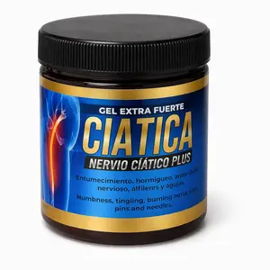 Ciatica ointment Extra Fuerte Nervio Ciatico Plus 125 gr Natural de Mexico Healthcare Skin Repair Moisturizers Comfort Moisture Cosmetic Blend Herbal Intensive Soothing Hydrating Moisturizing
