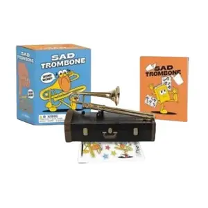 Sad Trombone: Womp, Womp! - Trombone Replica, Stickers & Mini Book Entertainment Gag Gift for Music Lovers with Fun Sound Effects and Personalized Decor Humorous