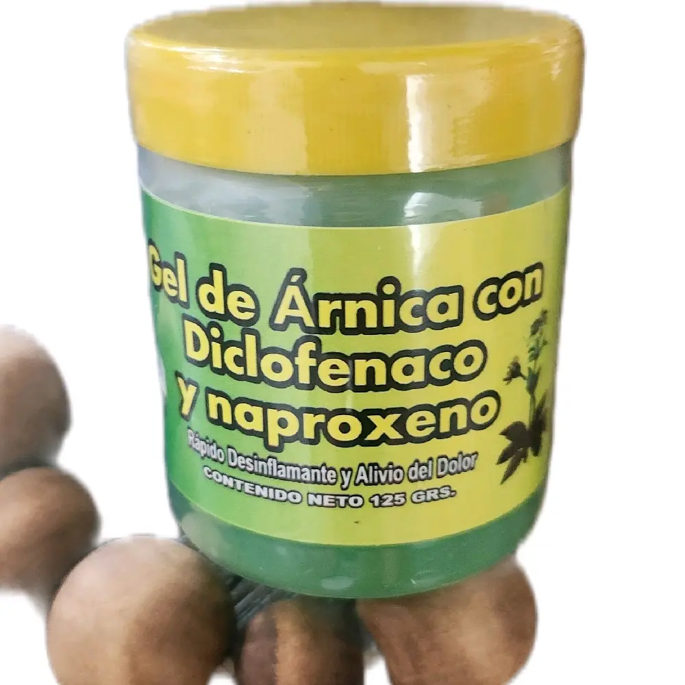 Moisturizers Skincare Gel de Arnica with Diclofenac and Naproxeno Rapid Anti-Inflammatory and Pain Relief 125g