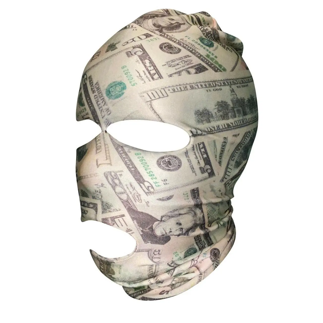 Ski Mask 3 hole Money Print