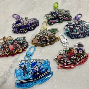 Large Twisted Wonderland Dorm Keychain