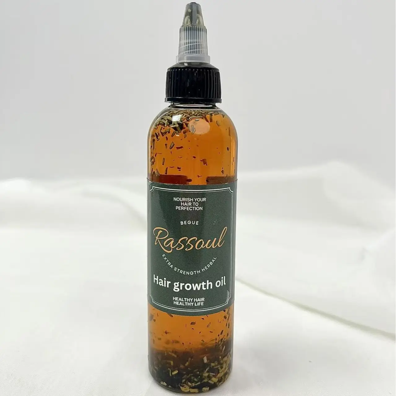 Unisex Extract Strength Hair Growth Oil - Haircare Treatment with Castor Oil, Peppermint, Chebe, Moisturizer Formula for Hydrating Dry Hair & Thickening, 2oz & 4oz