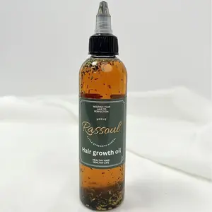 Rassoul Extract strength hair growth oil 4oz Haircare Olive Sunflower Organic Comfort Moisturize Blend Fragrance Lavender Avocado Thickening Regrowth Formula Thickening Boost with herbs
