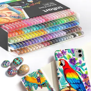 Infiart 60/80/120 Color Gel Pen Set, High-Quality Stackable Colors Pens, 1.0mm Tip, Full-Color Large Capacity Ink, Art Drawing Anime Comic Supplies