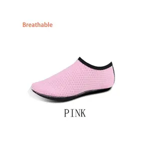 Ultra-Lightweight Beach Socks, Breathable Polyester Socks, Quick-Dry Breathable Anti-Slip Anti Slip Texture Swimming Socks for Men & Women, Invisible Wear, Unisex Design, Aqua Socks