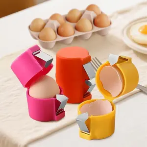 Stainless Steel Egg Opener Set – 3PCS for Effortless Egg Cracking, Cutting & Separating