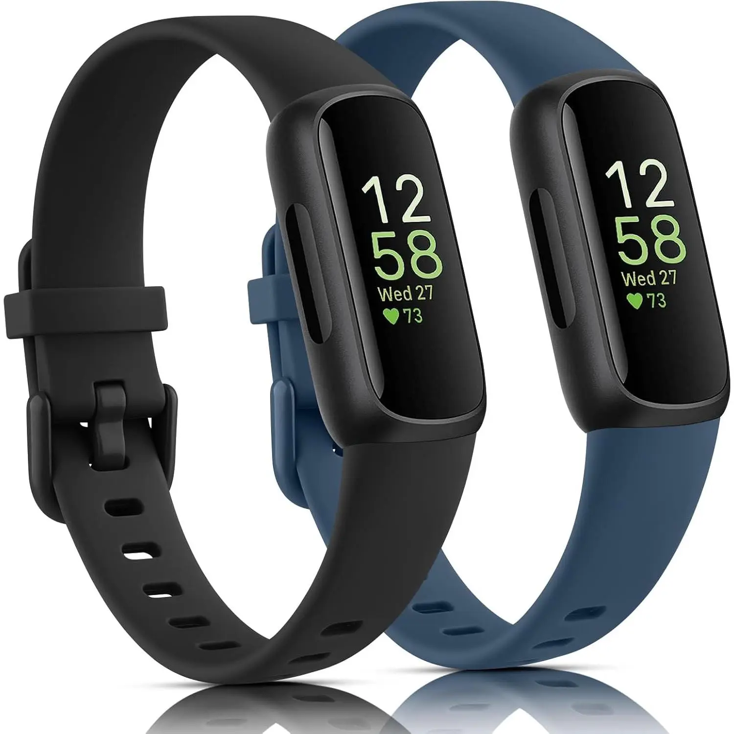 2 Pack Bands Compatible with  Inspire 3 Bands for Women Men,   Adjustable Replacement Straps for  Inspire 3 Fitness Tracke