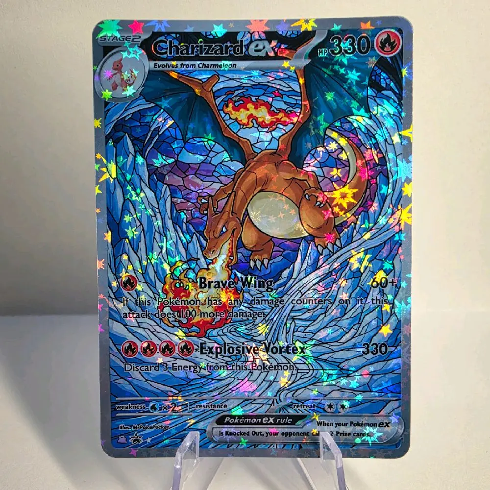 Charizard EX Icy Cavern Custom Card | Multiple Holo Finishes