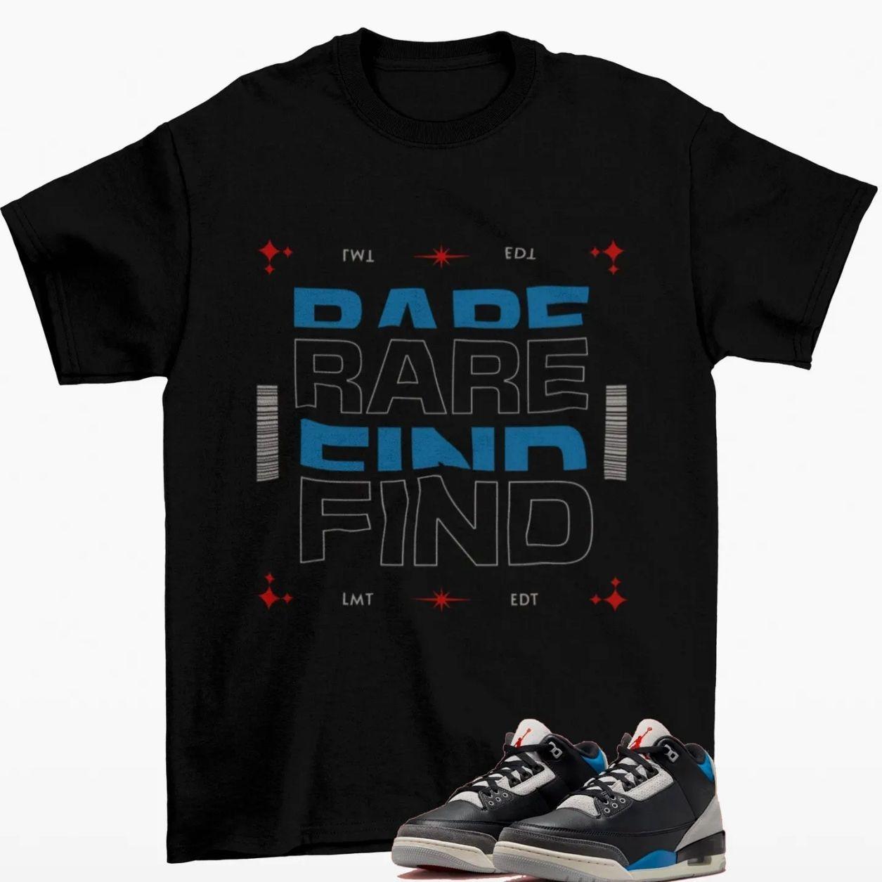 Rare Find Jordan 3 Rare Air Sneaker Matching T-Shirt Sweatshirt Hoodie - Men's Sneakerhead Graphic Tee, Soft Comfortable Casual Wear K2TC