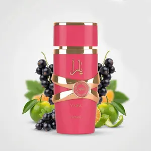 Yara Red Candy Perfume by Lattafa Women Eau De Parfum 100ml 3.4 oz High Quality Fragrance Edp Spray Elegant Floral Fragrance Edp Scents Floral Fruity Woody Citrus Woody Fragrance