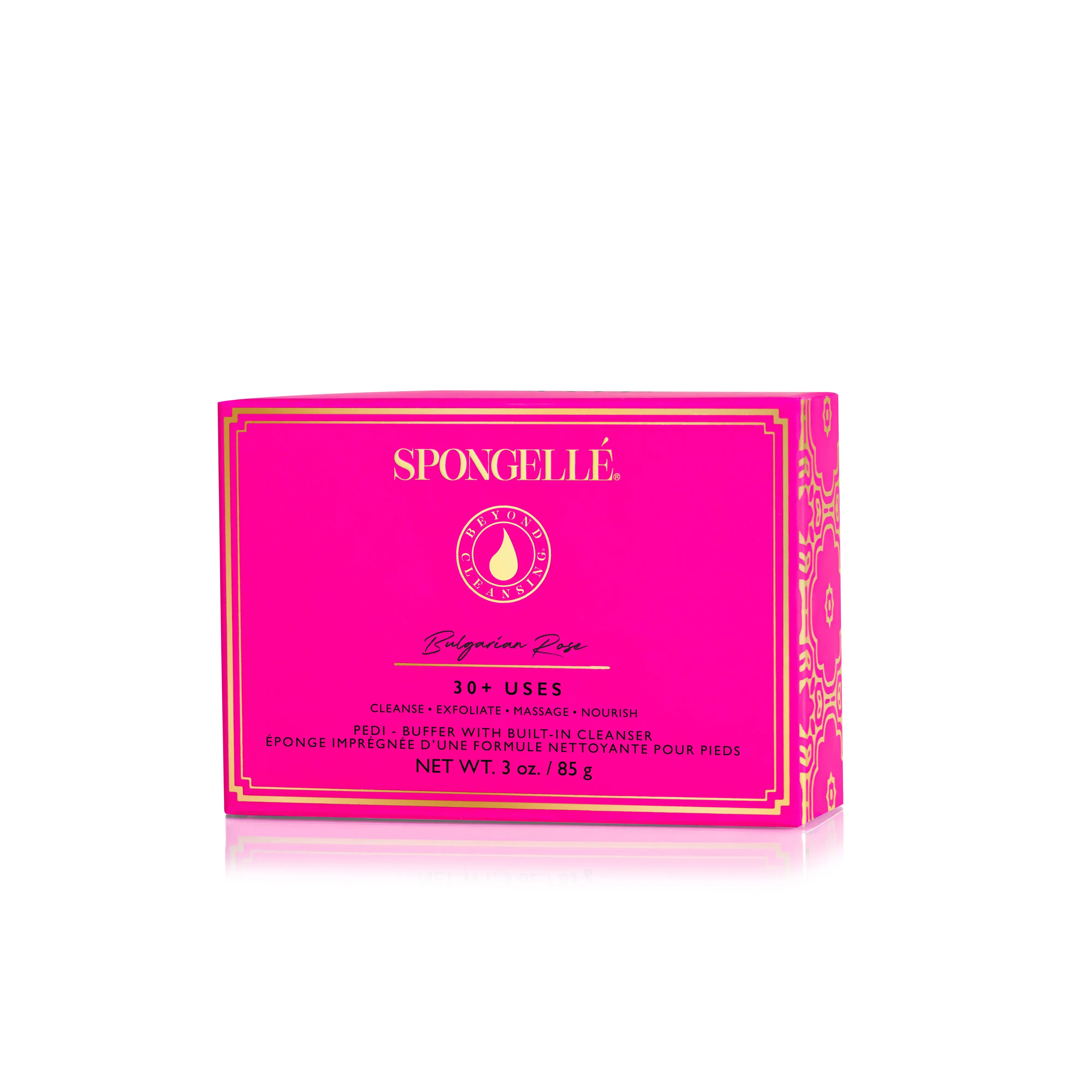 Bulgarian Rose | Body Wash Infused Bath sponge Pedi-Buffer Bulgarian Rose | Body Wash Infused Bath sponge Pedi-Buffer