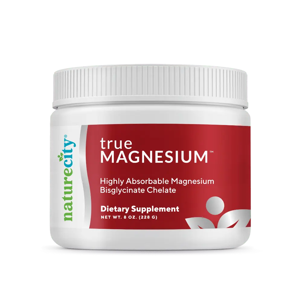 NatureCity TrueMagnesium Highly Absorbable Magnesium Bisglycinate Chelate Powdered Drink Mix, Edible Dietary & Essential Minerals Supplement, Edible Dietary Supplement