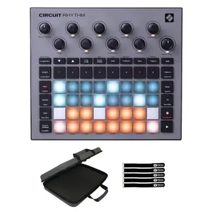 Novation Circuit Rhythm Beat Sample-Based Groovebox with Case Package
