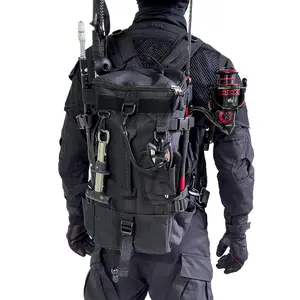 Fishing Backpack, Portable Large Capacity Fishing Gear Bag with Rod Holder, Outdoor Sports Backpack for Fishing Hiking Camping