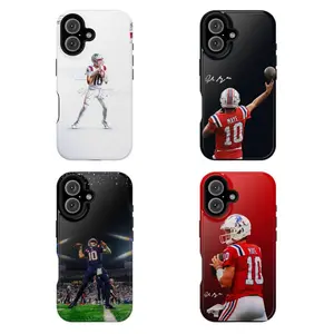Drake Maye Phone Case, Case Cover Compatible with iPhone 17/16/15/14/13/12/11 Pro Max/Plus, For Fans, For Men, For Women