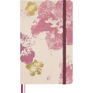Moleskine Limited Edition Sakura 2026 Cherry Blossom Notebook, Hard Cover, Large (5" x 8.25") Ruled/Lined, 176 pages