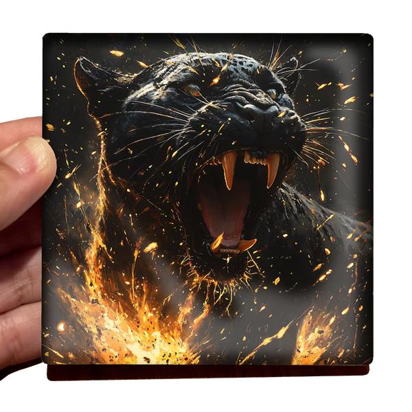 Custom Ceramic Coaster, Your Colorful Image on a Custom Coaster