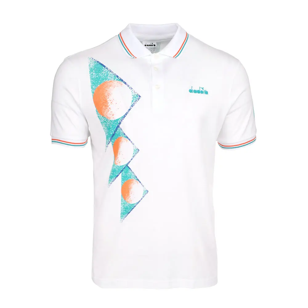 diadora Mens 90 Short Sleeve Short Casual Casual - White
