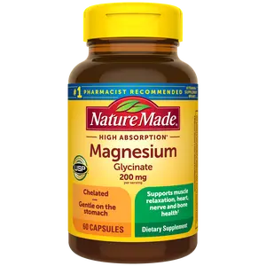High Absorption Magnesium Glycinate Capsules 200 mg