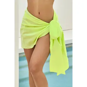 Minimoon Short Sarong - Sunny Lime