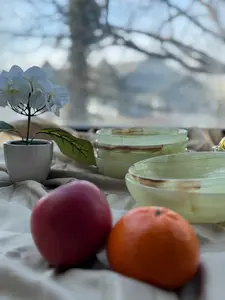 Onyx Bowel Set Piece of 6 - Natural Onyx Collection - Includes Six Pieces - Youth Product - No Additional Specifications or Uses Mentioned