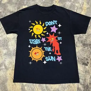 Don’T Stare At The Sun Funny Graphic Baby Tee– Y2K Cute Aesthetic Top