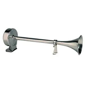 Schmitt & Ongaro Marine  Ongaro Deluxe SS Single Trumpet Horn - 24V