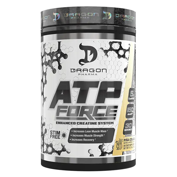 Dragon Pharma ATP Force - 30 servings - Enhanced Creatine System Powdered Supplement Drink Mix for Muscle Strength