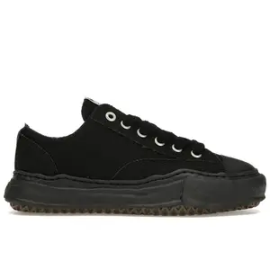 Maison Mihara Yasuhiro Men's Peterson OG Sole Canvas Low Black Black, from StockX
