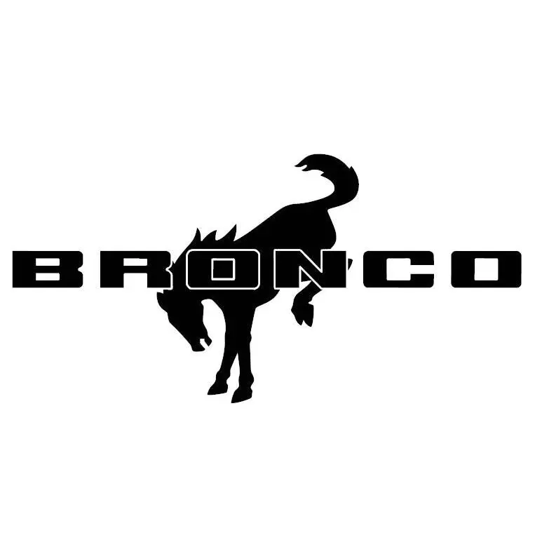 2021 2022 Ford Bronco Horse Logo Vinyl Decal / Sticker Emblem